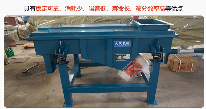 具有穩(wěn)定可靠、消耗少、噪音低、壽命長、振型穩(wěn)、篩分效率高等優(yōu)點