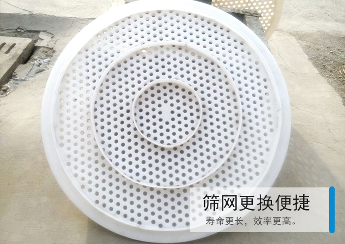 篩網(wǎng)更換便捷,壽命更長，效率更高